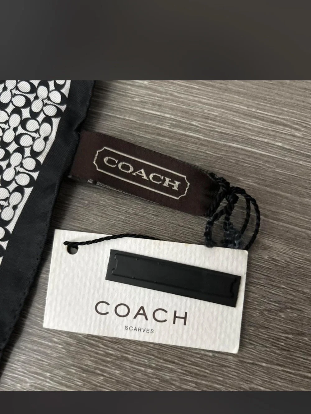 Coach 100% silk